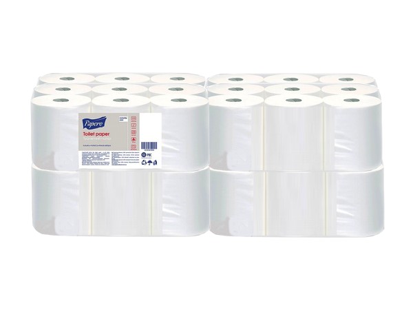 Туалетний папір двошарова біла на гільзі 50м Papero КПК ТР035 36шт_1