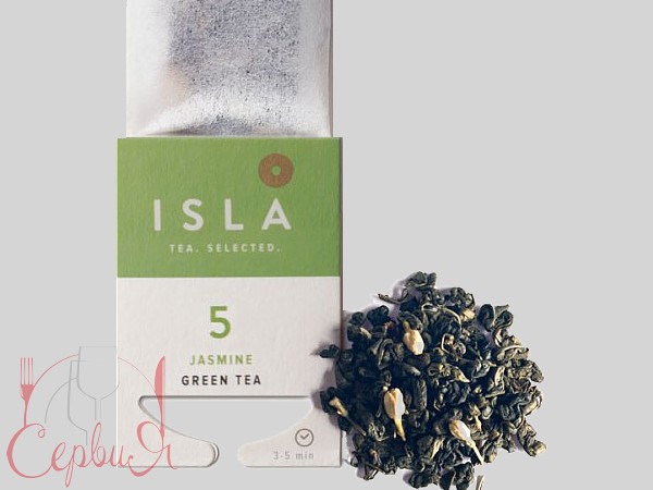 Чай зеленый с жасмином Jasmine для чайника №5 10шт_2