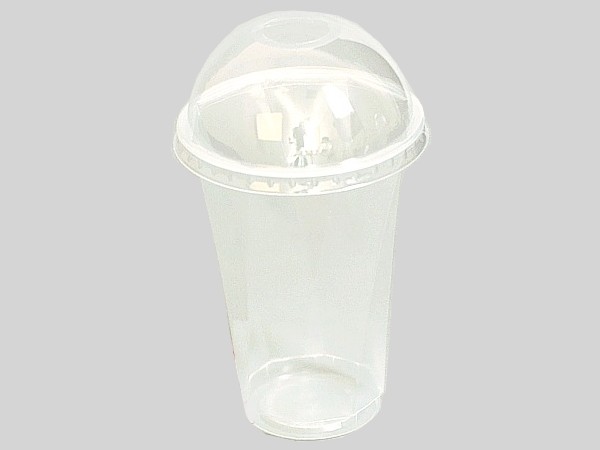 Склянка 500мл з купольною кришкою 50шт 95143 РР Твист Бп_2