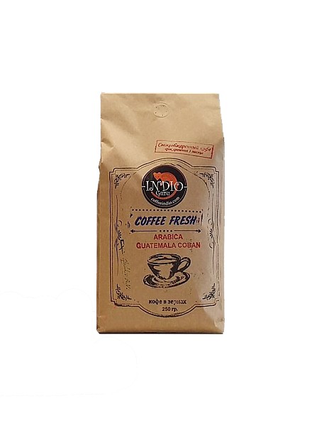 Кава в зернах 250г Гватемала Кобан_1