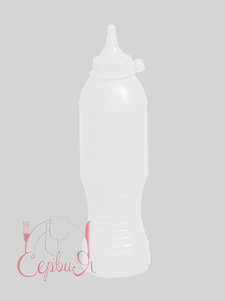 Пляшка пластик. з носиком і ковпачком 500мл біла Ук Н_2