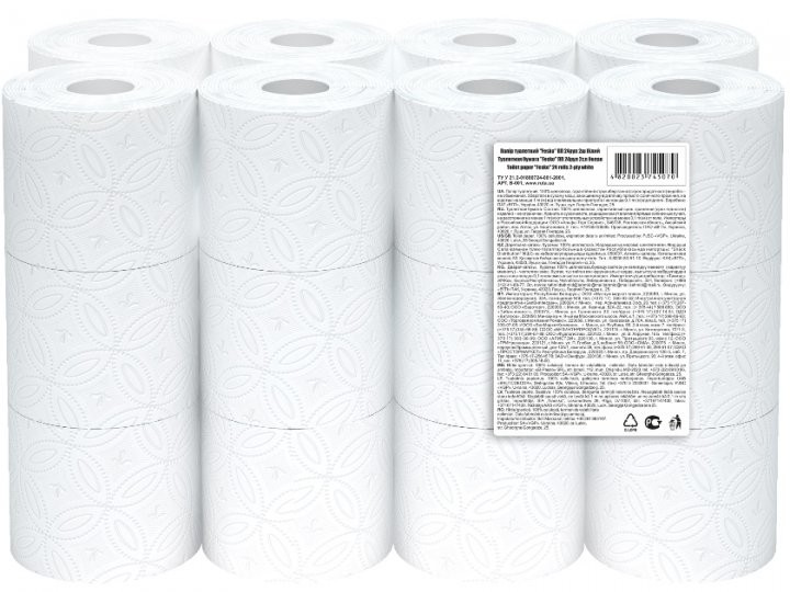 Туалетний папір двошаровий білий Ruta Professional MINI 24шт Т0549_1