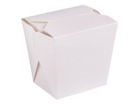 Коробка паперова для лапши біла (паста бокс) склад. 500мл 100шт СХ_thumbnail