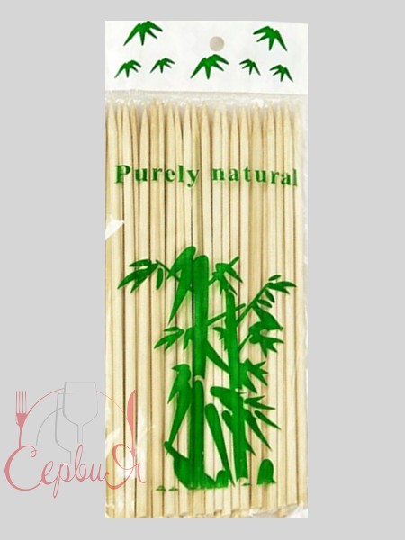 Бамбукові палички для шашлику 15см (3мм) 100шт_2