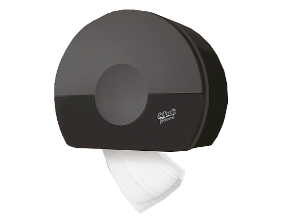 Тримач туалетного папіру джамбо чорний Selpak PRO Touch  57105400_1