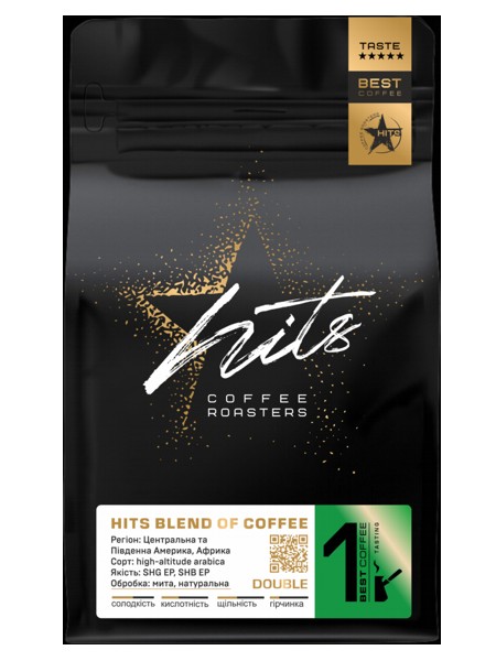 Кава в зернах Hits Double 1000г_1