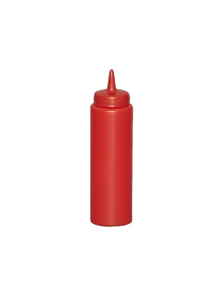 Пляшка пластикова з носиком червона 260мл 961 МАК_1