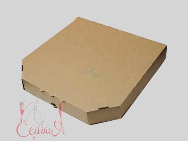 Коробка для піци крафт 30х30х3,9см АП_2