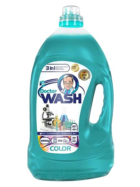 Гель для прання кольорових речей 4,2л Doctor Wash_1