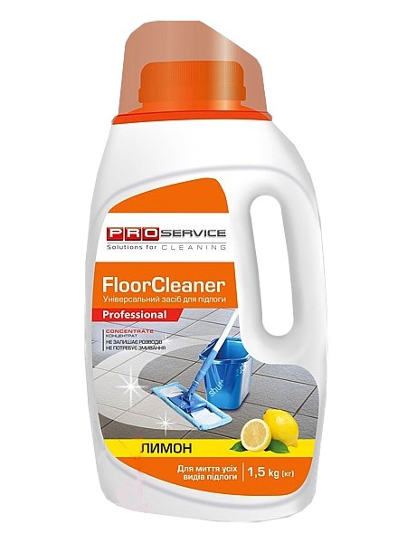 Засіб миючий універсальний для миття підлоги 1,5л FLOOR CLINER F PRO 25484700_1