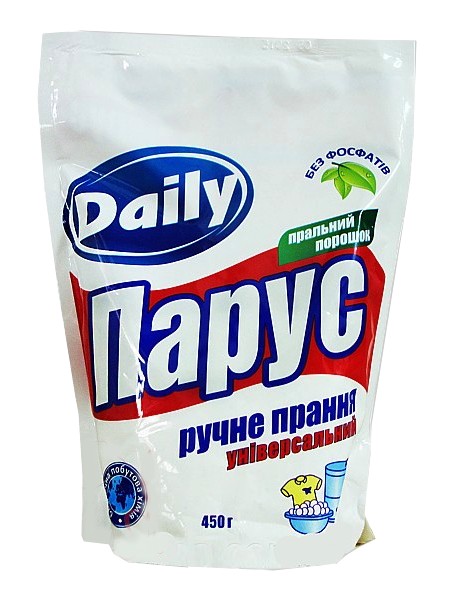 Порошок для ручного прання 450г Парус Daily_1