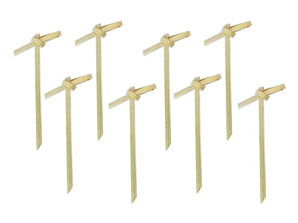 Шпажка до канапе бамбук Вузол 10см 100шт Н_1