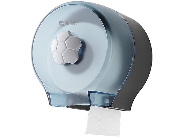 Тримач туалетного папіру синій напівпрозорий RIXO Р127ТС_1