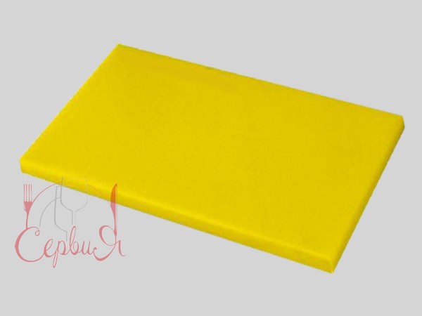 Дошка обробна пластикова жовта 30х45х2см 18862_2