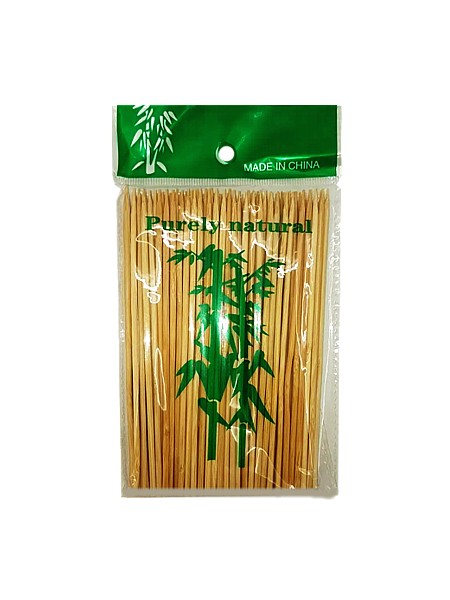 Бамбукові палички для шашлику 10см (2,5мм) 100шт_1