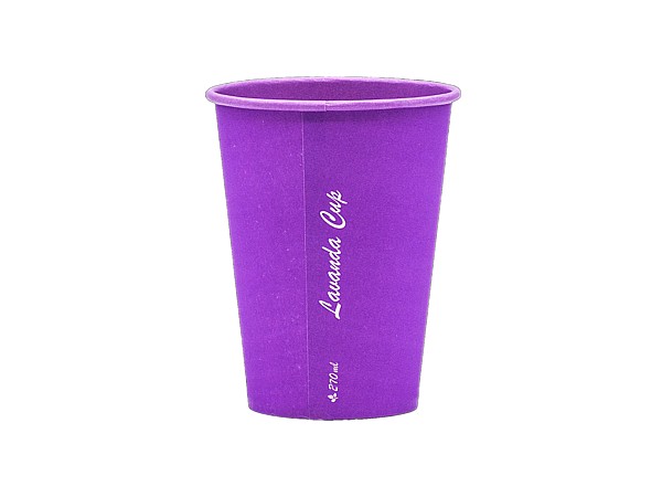 Стакан 270мл паперовий лаванда Lavanda Cup под крышку ST-79 50шт_1