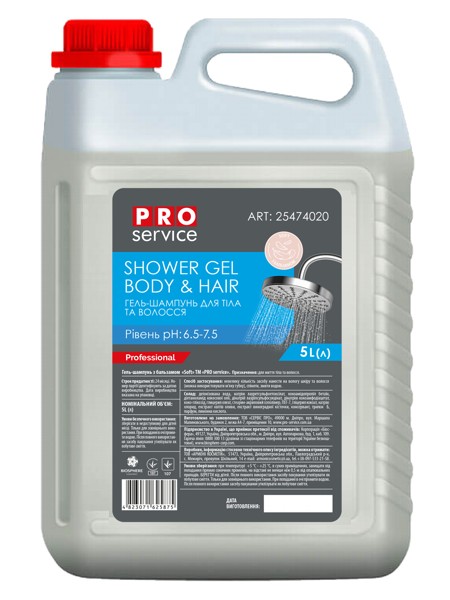 Гель-шампунь для тіла та волосся 5л Soft PRO 25474020_1