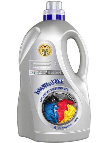 Гель для прання універсальний 5л Wash@Free_1