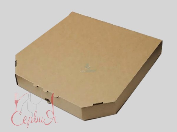 Коробка для піци крафт 32х32х3,9см АП_2