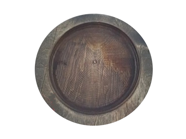 Подставка-поднос деревянная круг д.34см_1