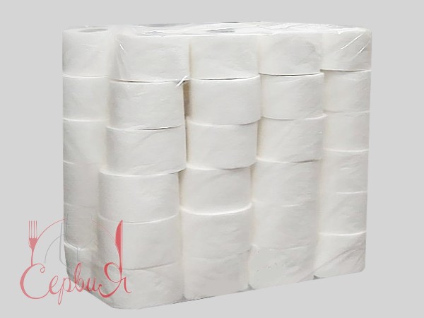 Туалетний папір двошаровий біла целюлоза 15м 48шт Servia PRO_2