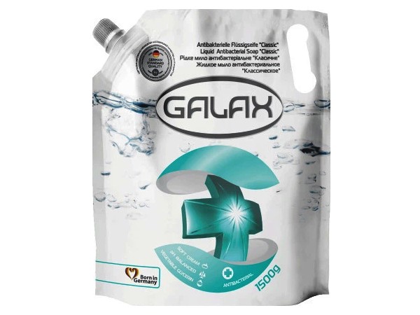 Мило рідке 1500мл Класичне з антибактеріальними властивостями GALAX Doypack_1