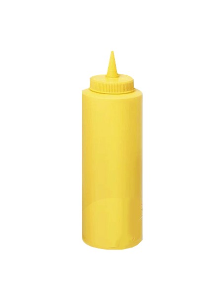 Пляшка пластикова з носиком жовта 240мл 502402_1