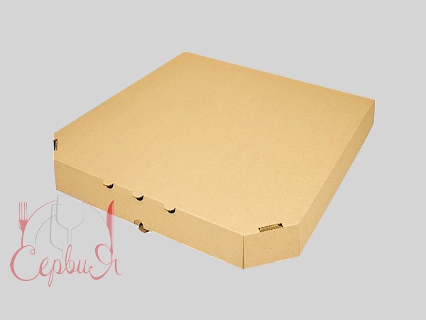 Коробка для піци бура 30х30х3,2см АП_2