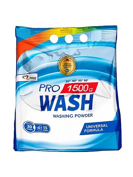 Порошок пральний універсал. 1,5кг PRO WASH_1