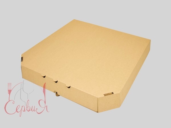 Коробка для піци бура 30х30х4см ПП 10931_2