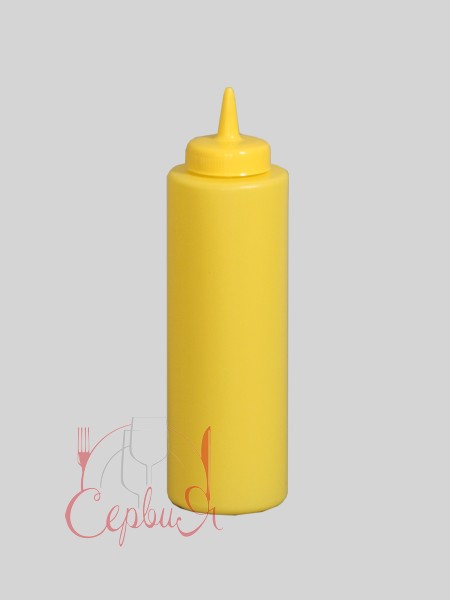 Пляшка пластикова з носиком жовта 720мл 968 МАК_2