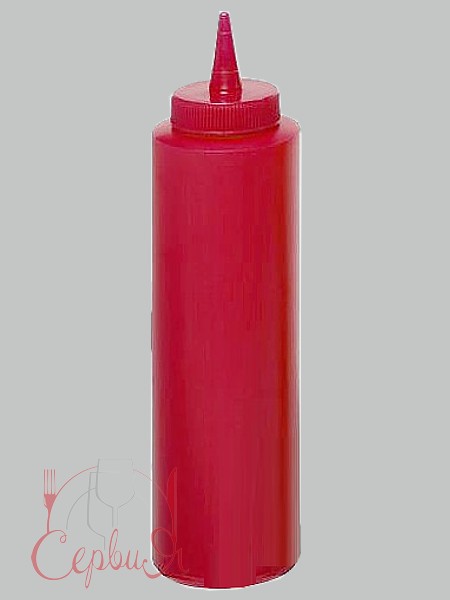 Пляшка пластик з носіком червона 720мл 517201_2