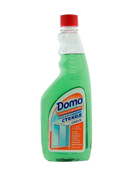 Засіб для миття скла (зелений) запаска 500мл DOMO 41101_1