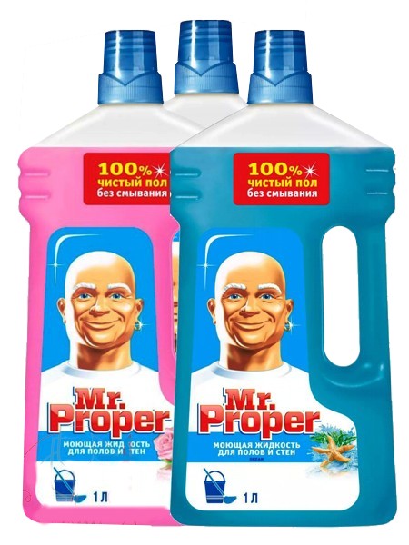 Засіб для миття підлоги асорті 1000мл Mr.PROPER_1