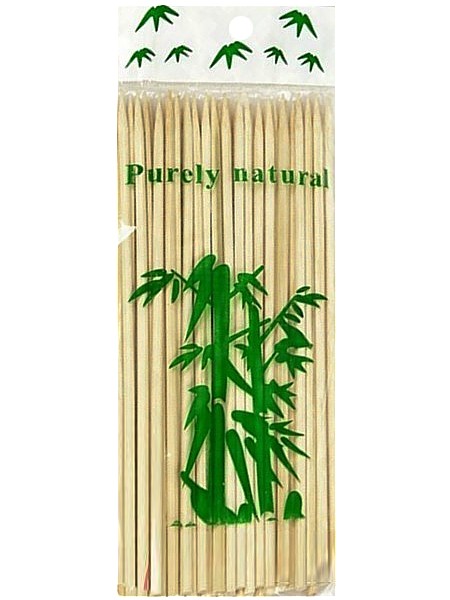 Бамбукові палички для шашлику 20см (3мм) 100шт KN ПП_1