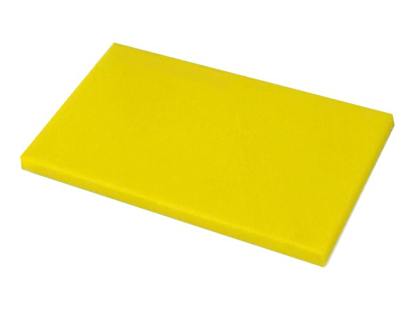 Дошка обробна пластикова жовта 30х45х2см 18862_1