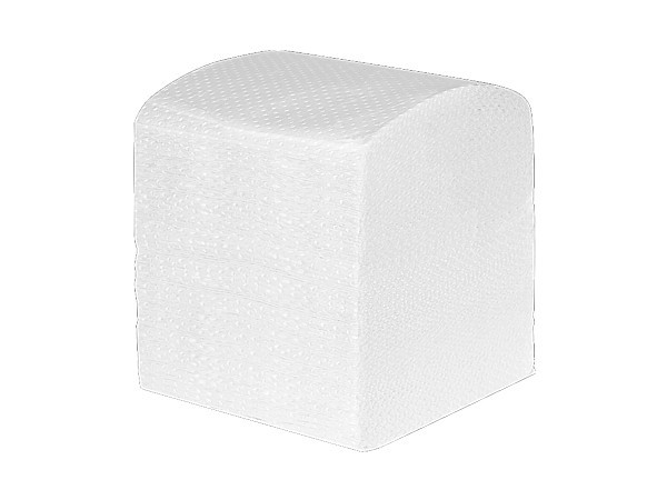 Туалетній папір двошаровий V-скл.білий в аркушах 200 арк.TV003_1