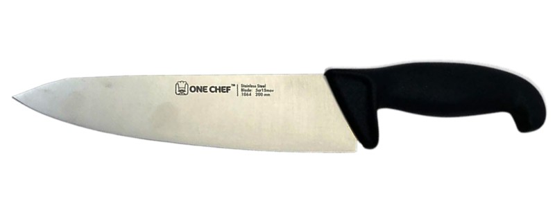 Ніж кухарський 200мм чорний 106406 One Chef_1