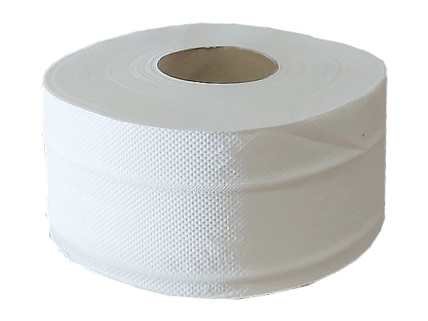 Туалетний папір одношаровий білий 120м Jumbo Restored КП_1