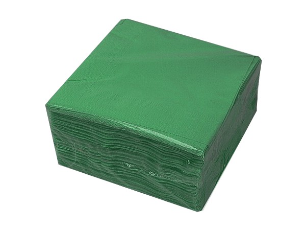 Серветка двошарова зелена  33х33см 100шт NL533 КПК_1