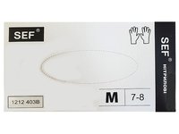 Рукавички нітрілові М(7-8) чорні 100шт SFM 1212403_thumbnail