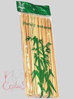 Бамбукові палички для шашлику 25см (3мм) 100шт KN ПП_thumbnail