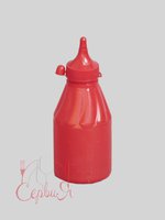Пляшка пластик. з носиком і ковпачком 250мл червона Ук Н_thumbnail