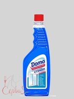 Засіб для миття скла (синій без аміаку) змінний флакон 500мл DOMO 40101_thumbnail