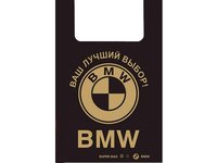Пакет майка 30х50см 250шт чорний BMW_thumbnail
