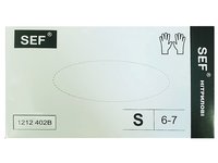 Рукавички нітрілові S(6-7) чорні 100шт SFM 1212402_thumbnail