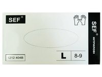 Рукавички нітрілові L(8-9) чорні 100шт SFM 1212404_thumbnail