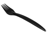 Виделка столова чорна ПРЕМІУМ 18см 50шт 066110Р_thumbnail