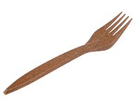 Виделка біорозкладна одноразова 19см 100шт DF-0002_thumbnail