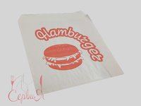 Куток паперовий 135х140мм з малюнком гамбургер СТ_thumbnail